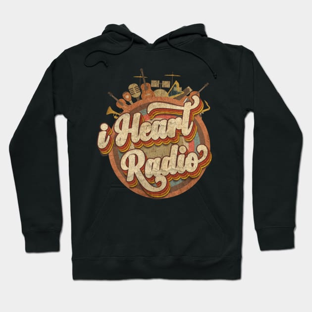 Tshirt Music Designs Vintage Retro - i heart Radio Hoodie by kumurkumur